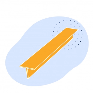 Алюминиевый тавр 135х200х30 мм ВД17 421221 ГОСТ 29296-92