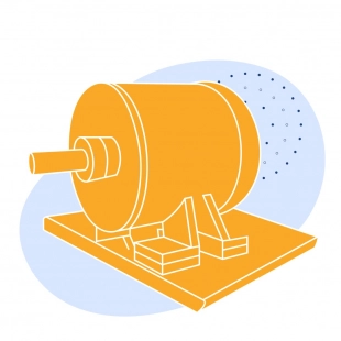 Двигатель буровой установки BS403 400 кВт 400 В