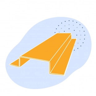 Корытный профиль стальной 80х80х40х4 мм 08пс ГОСТ 8283-93