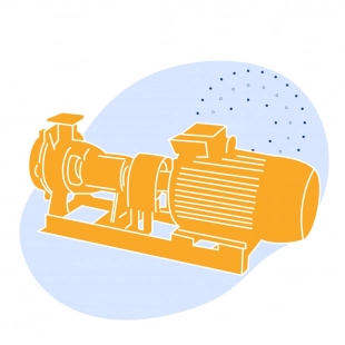 Насос морской CRS 10-65/6A нрк X Ливнынасос Ciris X