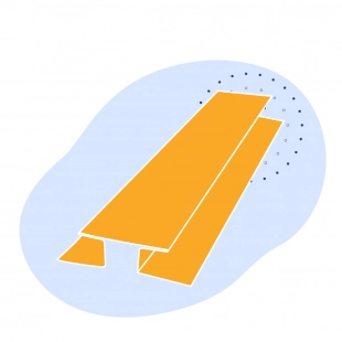 Н-образный профиль стальной 800х270х21.4 мм 17Г1С ТУ 14-2-24-72