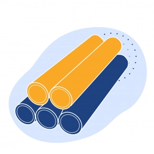 Реакционная труба 1500 мм 20Х25Н20С