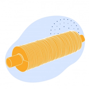 Стальная оребренная труба 32x3 мм Ст3