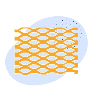 Стальная просечно-вытяжная сетка 12х1 мм ст3 ГОСТ 3826-82