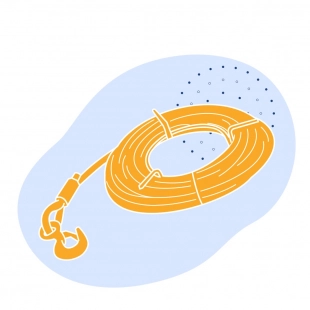 Канат крановый 17 мм 6х25 (1+6;6+12)+7х7 (1+6) ГОСТ 7667-80