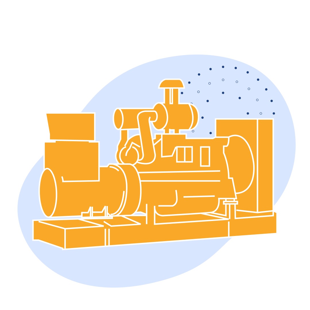 Дизель-генераторная установка 3008 series 1500 об/мин 900 кВт