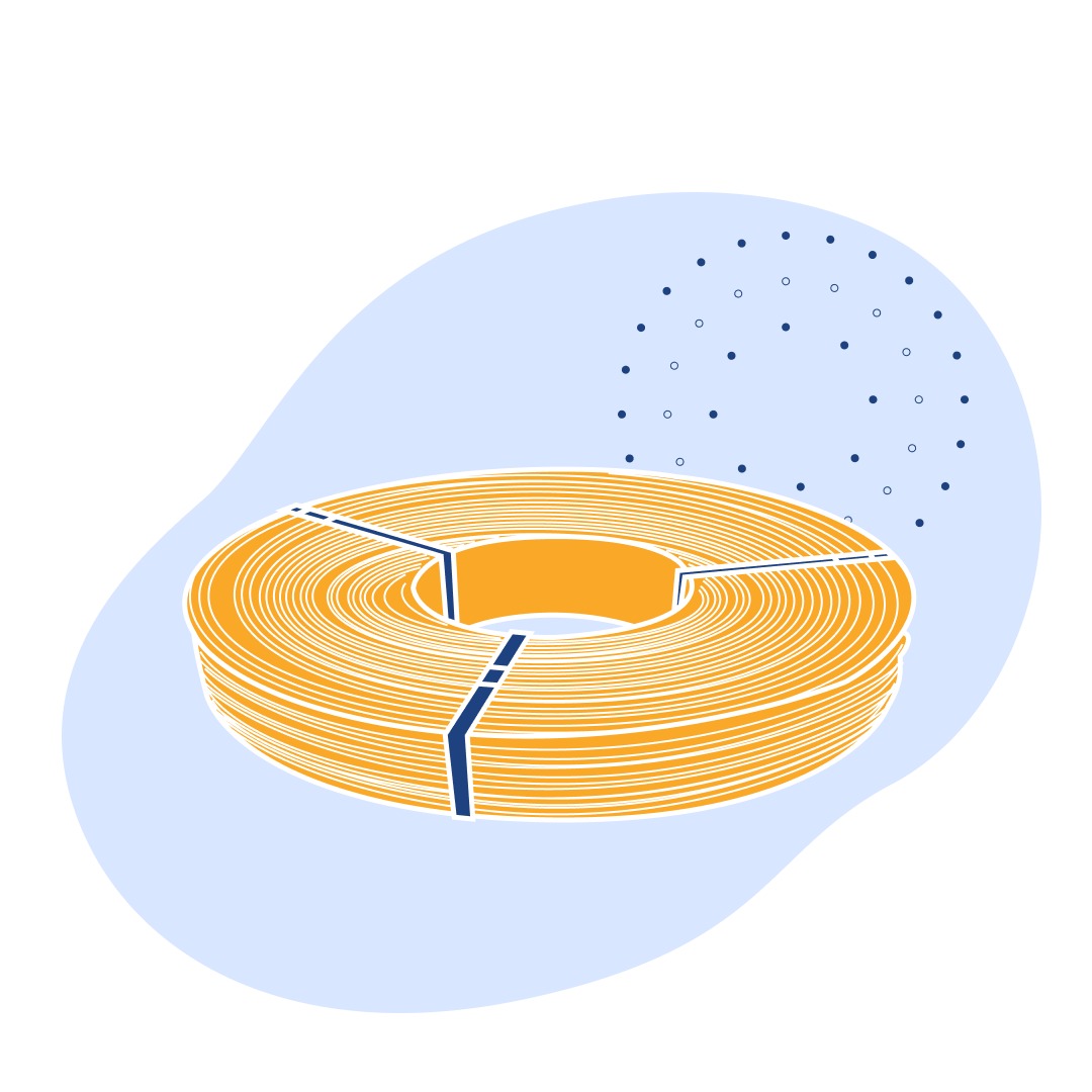 Проволока с полимерным покрытием 3.5 мм полиэфир ГОСТ Р 58076-2018