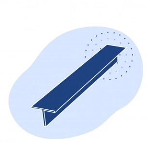 Алюминиевый тавр 135х200х30 мм ВД17 421221 ГОСТ 29296-92