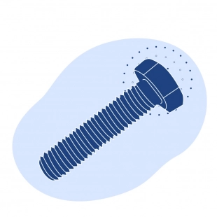 Болт М20x190 мм 12Х18Н10Т ГОСТ 7796-70