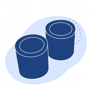 Капролоновая втулка 250х1400 мм белая ПА 6