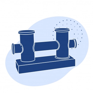 Кнехт крестовой литой 140 мм ГОСТ 11265-73