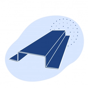 Корытный профиль стальной 80х80х40х4 мм 08пс ГОСТ 8283-93