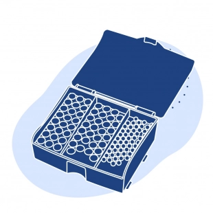 Набор пар трения шарик пластина 6 мм