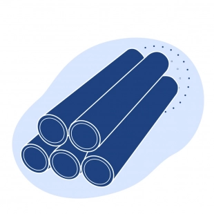 Реакционная труба 1500 мм 20Х25Н20С