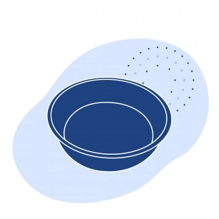 Чаша из стеклоуглерода №3 40 мл 60х22 мм