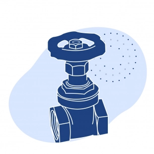 Задвижка нержавеющая фланцевая Ду 65 мм Ру 16 кгс/см2