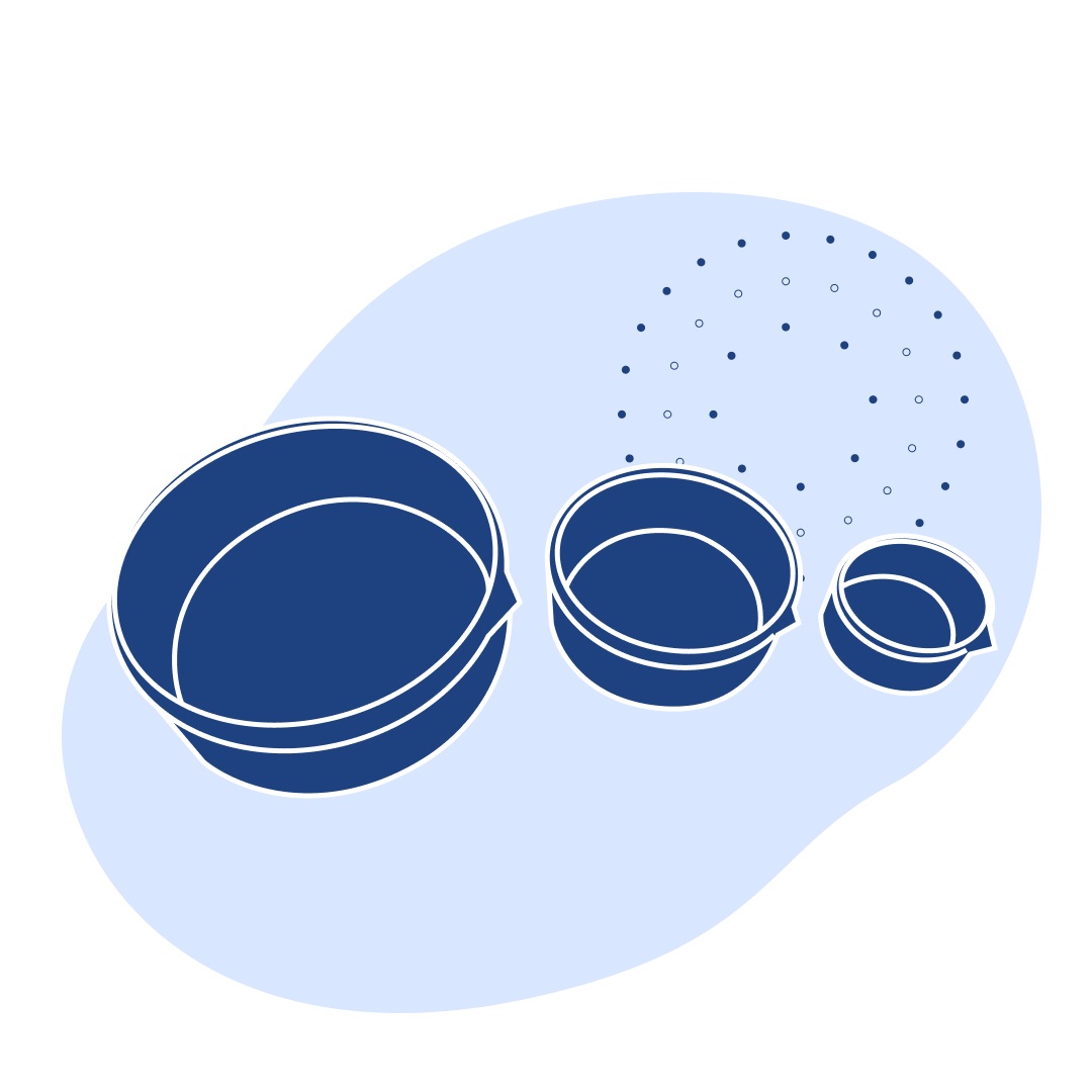 Чашка фторопластовая 300 мл 114 мм