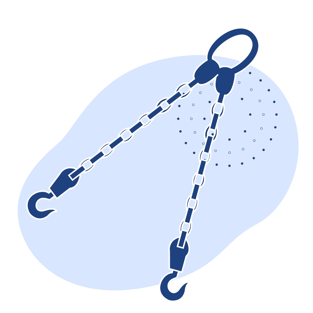 Строп цепной 2сц 8 м 11.2 т