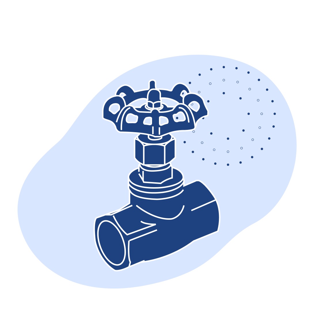 Вентиль нержавеющий запорный фланцевый Ду 80 мм AISI 316